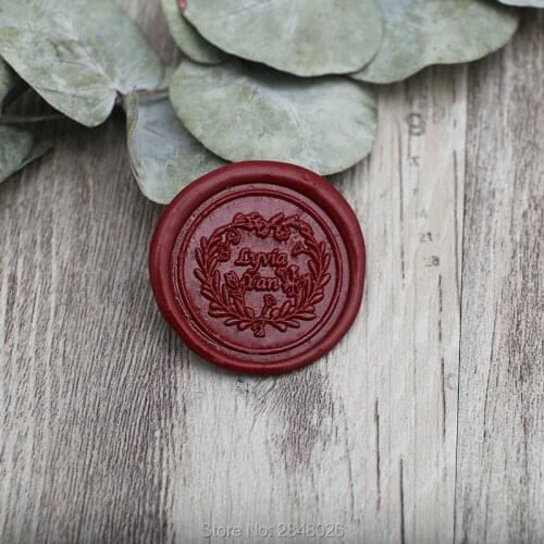 Custom Rustic names wedding wax stamp ,Custom Wax Seal Stamp Kit,personalised wedding invitation seals,wedding gift