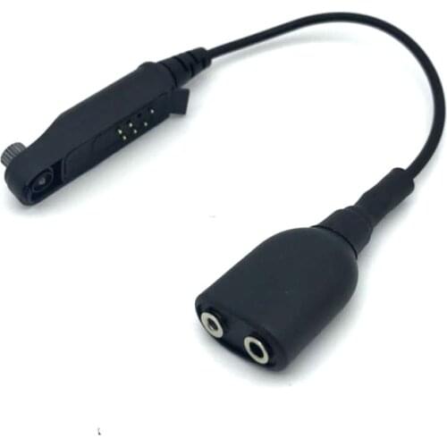 Walkie Talkie Audio Cable Adapter For Baofeng BF-9700 A-58 UV-XR UV-5S GT-3WP UV-9R Plus For K Interface 2Pin UV-5R Headset Port