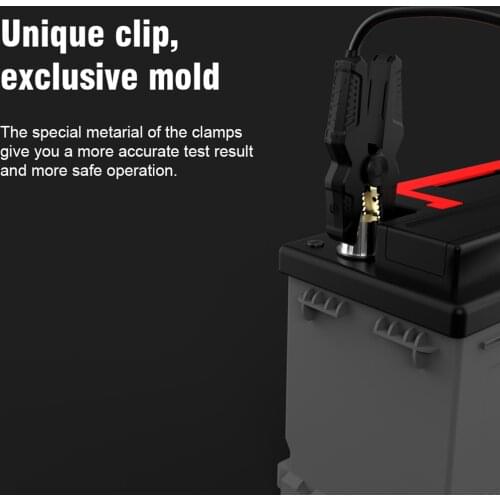 Battery Tester 6V 12V 24V 3.2inch Color Screen Car Battery Diagnosis Tool for Motorcycle Battery Tester