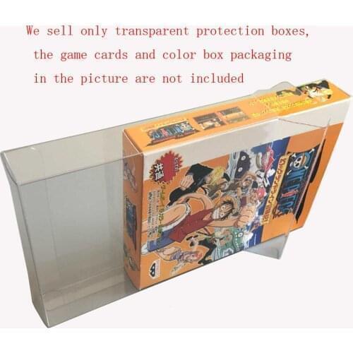 100pcs Clear transparent box For GBC GB Japan version JP game card color box plastic PET for gameboy color protective box