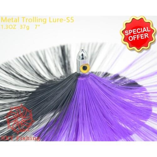 SXY FISHING S5H lures Metal Trolling Lure Deep sea fishing bait Copper head sea bait Tuna bait Marlin bait Fishing bait