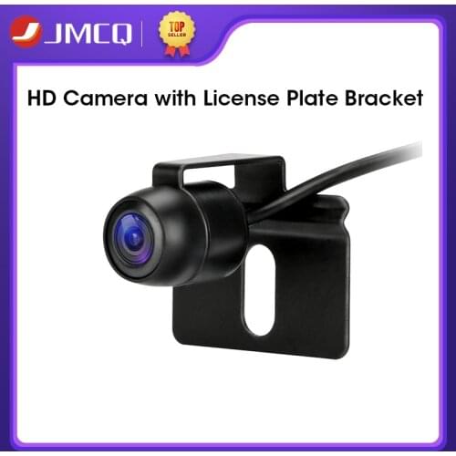 Reverse Camera Universal Rear View Camera IP68 Backup Camera Waterproof Night Vision 12V for Car Radio + License Plate Bracket