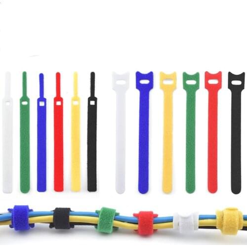 20PCS Reusable Cord Organizer Keeper Holder, Fastening Cable Ties Straps for Earbud Headphones Phones Wire Wrap Managemen Tape