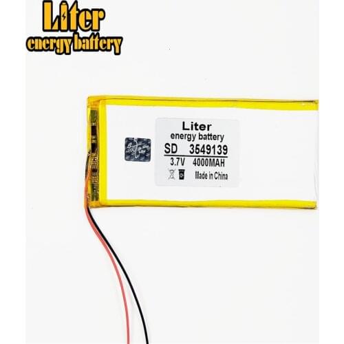 3549139 3.7V 4000mah Lithium Tablet polymer battery with Protection Board For PDA Tablet PCs Digital Products