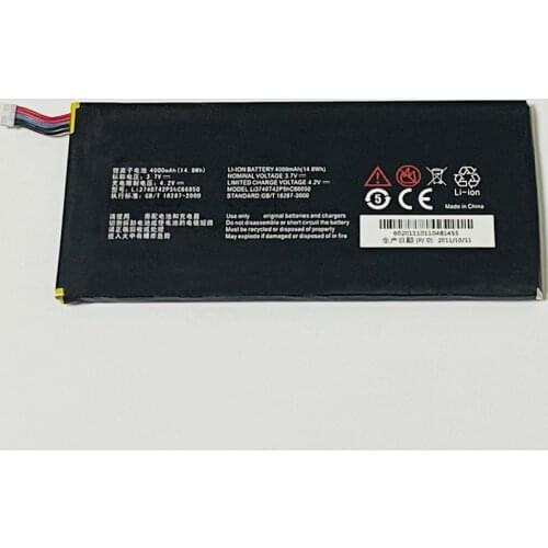 3.7V 4000mAh Li3740T42P5hC66050 For ZTE Velox V72 V72A V72C Battery