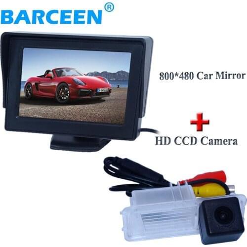 Auto car back up camera and car monitor 4.3 inch for origial type car as suitable for Volkswagen GOLF 6 /Magotan shock-proof