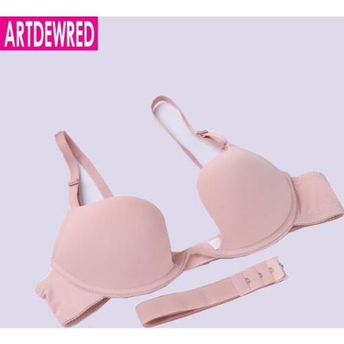 Free Shipping Deep U Low Cut Push Up And Backless Invisible Convertible Bra For Full Wedding Evening Dress