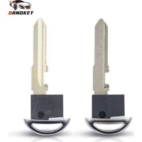 Dandkey Uncut Smart Remote Emergency Key Fob Insert Blank Blade For Mazda 3 6 CX-5 CX-7 CX-9 MX-5 CX MX RX 2006-2013 Key