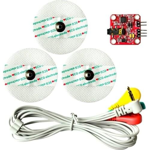 Muscle Signal Sensor Emg Sensor Controller Detects Muscle Activity For Arduino