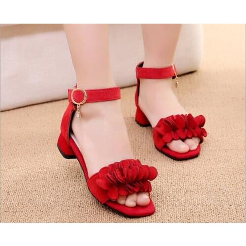 Children Princess Shoes 2019 Brand Spring Summer Girls Shoes Baby Kids Leather Shoes for Girls Sandals Baby Girl Dancing Shoes