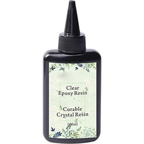 DIY Crystal Glue Jewelry Resin Crystal Clear Hard Type Glue for Jewelry Making Craft Decoration 3.4 Fl Oz UD88