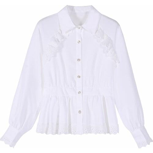 Elegant Womens Tops And Blouses Plus Size Women Clothes Tunic Camisas Tunika White Shirt Office Blouse Ropa Mujer Kimono