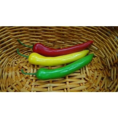 Peppers false model food toys Simulation Of Chili Pointed Peppers False On The Fruits And Vegetables Chain Model For Household