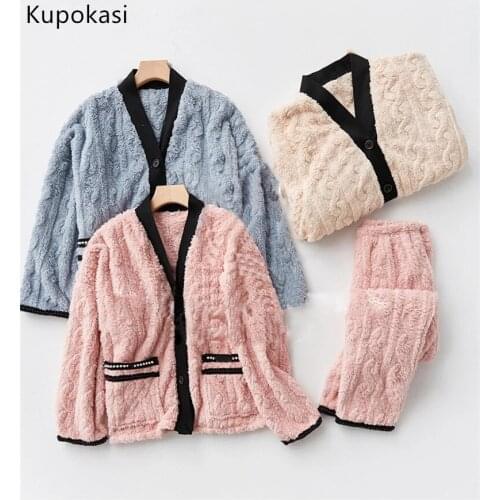 Women's Flannel Pajamas Kupokasi China