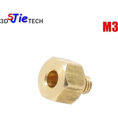 Brass Modular M3 Stud Thermistor /K type thermocouple Mounting Sleeve head NTC3950 m3 for Reprap Prusa 3d Printer Hot End