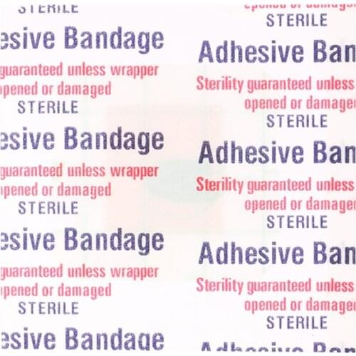 100pcs adhesive bandage Wound Dressing Band aid Bandage Large Wound First Aid Outdoor 38*38mm