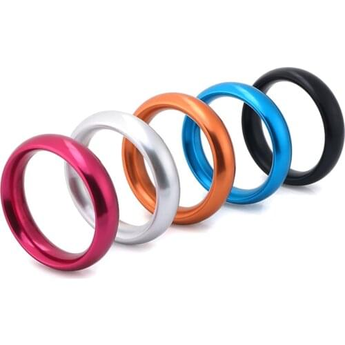 Metal Aluminum Rings On Penis Male Cockrings Delayed Ejaculation Adult Products Casing Delay Lock Loops Cock Ring Sex Shop 18
