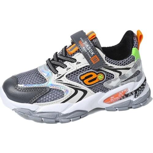 Fashion Boys Shoes Summer Children Sports Shoes Girls Sneakers Pink Soft Kids Trainers Student Running Shoes Mesh Breathable