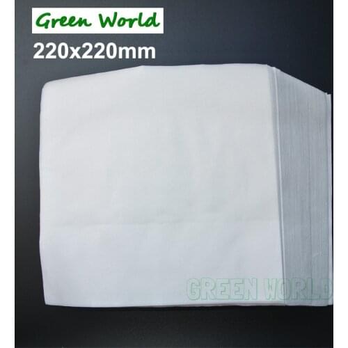 Green World 150pcs/lot 8.66"x8.66"(22x22cm) Gun Cleaning Patches, High Absorbency,Softness,Biodegradable ,Thickness Clean Cloth
