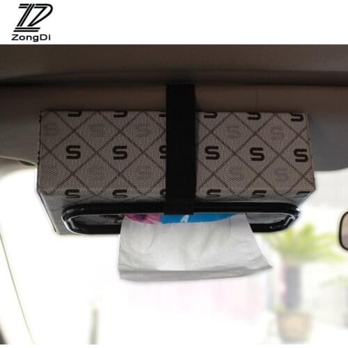 ZD 1X Car tissue box holder Seat back box fixed clip For Mazda 3 6 cx-5 Alfa Romeo 159 147 Jeep renegade cherokee accessories