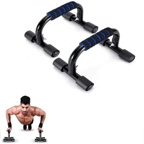 1Pair Push Up Rack Board Training Board Sponge I-shaped Push Up Bracket For ABS Abdominal Muscle Building Exercise Gym Equipment
