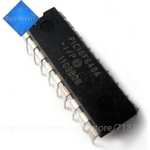 1pcs/lot PIC16F648A-I/P PIC16F648A 16F648A-I/P 16F648A DIP-18 In Stock