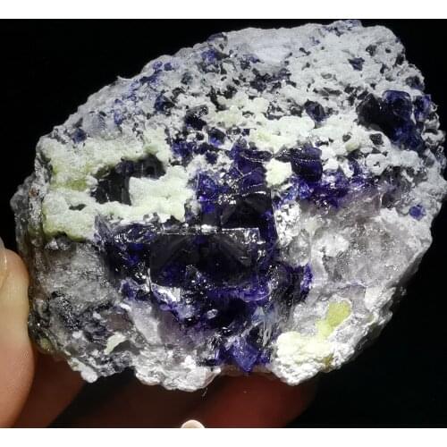 260.8gNatural rare purple fluorite mineral specimen healing energy CRYSTAL QUARTZ GEM original stone teaching home decoration