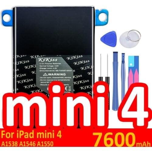 Tablet Battery For Apple IPad Mini 1 2 3 4 for Ipad Mini1 Mini2 Mini3 Mini4 Replacement Battery A1512 A1489 A1490 A1491 A1601