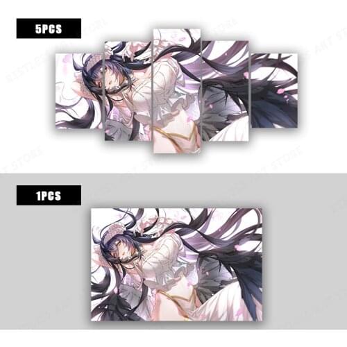 Overlord Anime Posters Canvas Painting Wall Decor Poster Wall Art Picture for Living Room Decor Home Decor