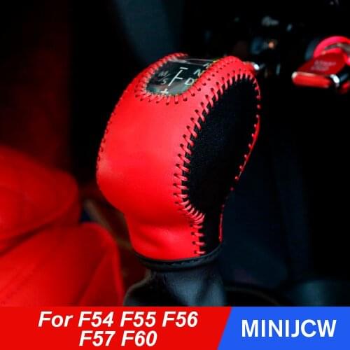 Car Styling Gear Shift Collars Hand Brake Knob Cover Protector For Mini Cooper One S F54 F55 F56 F57 F60 Countryman Accessories