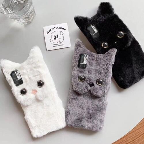 For Xiaomi Redmi Note 10 Pro 10S 10t Case Redmi Note 10 Pro Max Cover Soft TPU Plush Phone Case Redmi Note 9 10 Pro 9T 9s 9c 9at