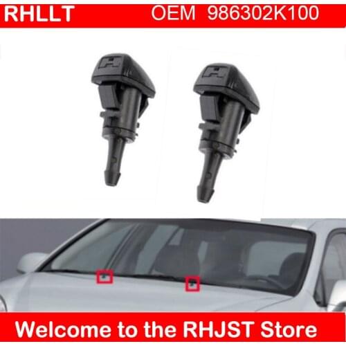 For i20 iX20 iX35 Tucson for Sportage windshield washer 2PC OEM 986302K100 windshield washer nozzle