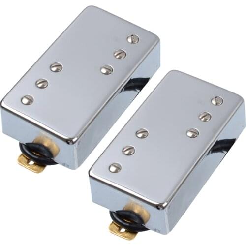 Two Line 6 Hole Electric Guitar Humbucker Pickup For Guitar Chrome