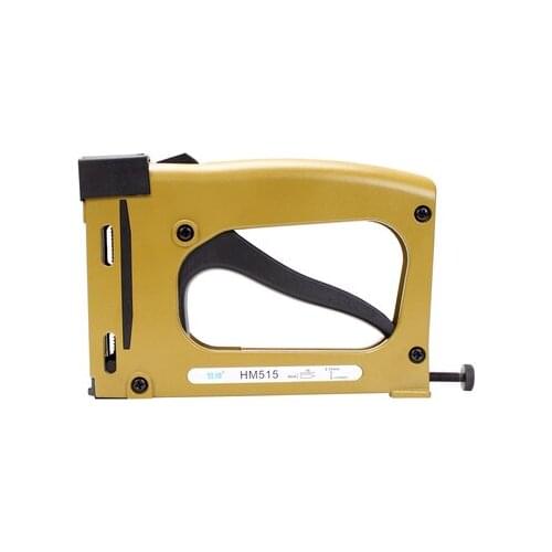 HM515 Manual Staple Gun Manual Stapler Manual Nailer frame tacker with 1000 pcs free cost nails