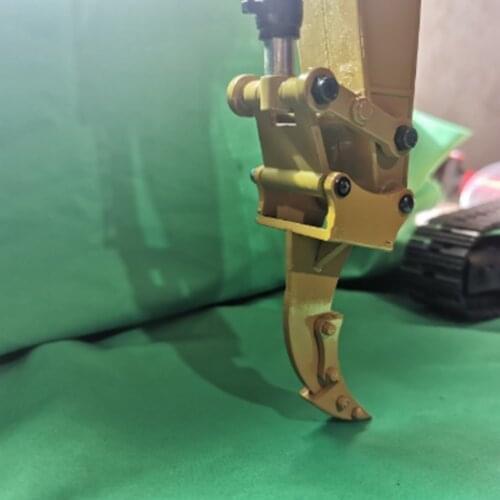 Simulation Full Metal Ripper Excavator Modification Parts Bucket Ripper for Huina 550/580/592 Excavator Upgrade Part