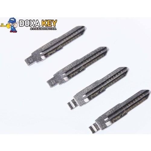 10pcs/lot Engraved Line Key for Mitsubishi 2 in 1 LiShi MIT11 scale shearing teeth blank car key locksmith tools