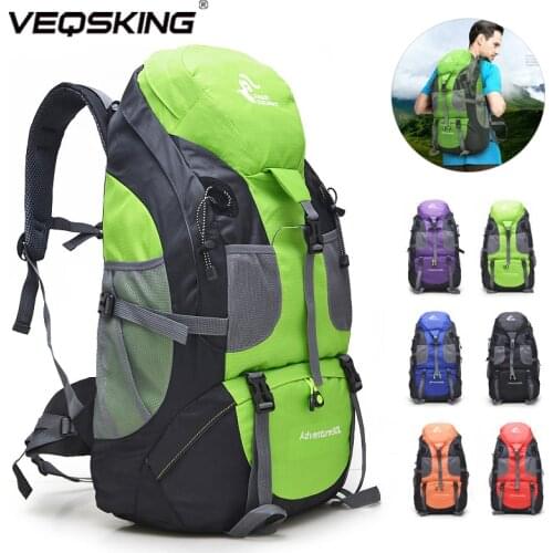 50L Camping Hiking Backpack,Men Women Waterproof Trekking Travel Rucksack,Outdoor Climbing Bag, Cycling Mountaineering Backpacks