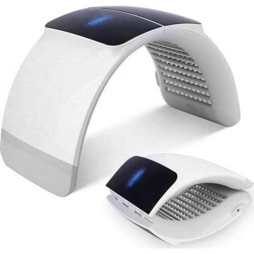 Portable LED PDT Phototherapy Facial Mask Seven Color Skin Rejuvenation Light Therapy Machine Anti-aging Treatment Device