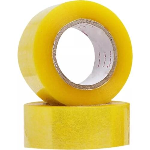 Transparent Tapes Parcel Box Adhesive Packaging Shipping Carton Sealing Sticky Adhesive Tape Rolls Home Office School Stationery