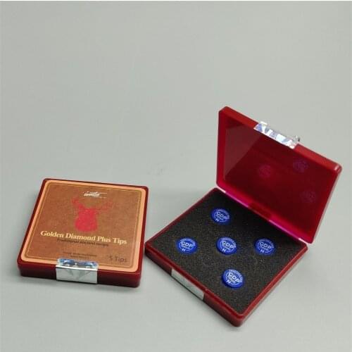 Snooker Tips Golden Diamond Plus GDP Tips 11mm 5pcs/box Medium/Hard Tweeten' Fibre Professional Tips Billiard Accessories