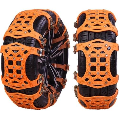 Thicker TPU Snow Chains Universal Car SUV Off-road Vehicle Truck Safety Snow Tire Chain Winter Driving Antiskid Chains