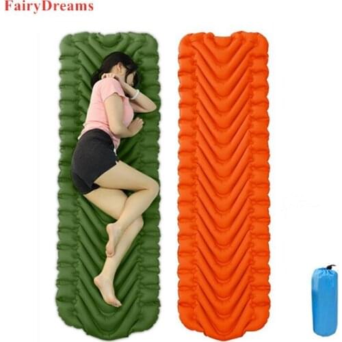 Camping Mat For Sleep Inflatable Mattress Sleeping Pad Ultralight Outdoor Camping Mattress Sleeping Mat Travel Air Bed