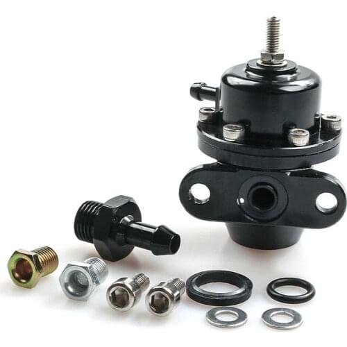 1 Set Car Universal Modification accessories Adjustable Fuel Pressure Regulator Fitting Fuel pressure regulator for Honda Civic