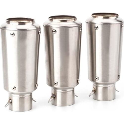 Universal 51mm Exhaust Muffler Pipe Motorcycle Stainless Steel Tail Escape with Removable DB Killer for CB1300 Z800 ZX6R ER6N R6