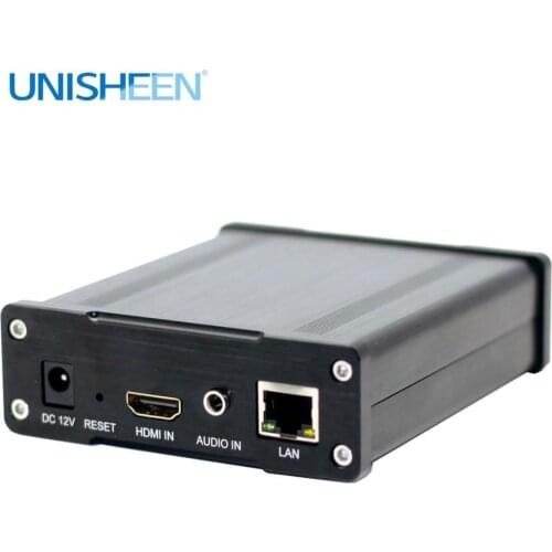 NDI Video Encoder H.265 264 IPTV Youtube Facebook Wowza Onvif Ip Rtmps Live Streaming Obs Vmix Wirecast