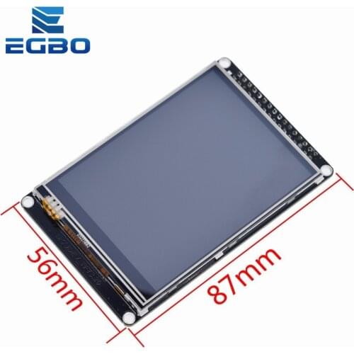 1PCS egbo 3.2 inch LCD TFT with resistance touch screen ILI9341 for STM32F407VET6 development board Black