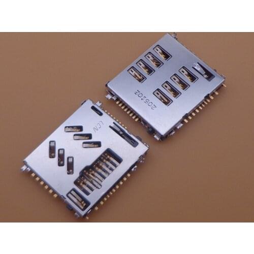 1PCS/LOT new for ZTE Blade V6 SIM card reader Holder Tray Slot connector socket on motherboard replacement repair