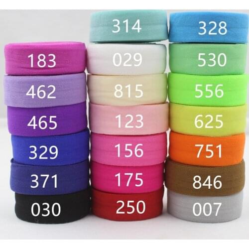 16726-1 ,16mm Matte solid elasticity ribbon, 10 yards headwear Rubber band, DIY handmade headdress clothing accessories material