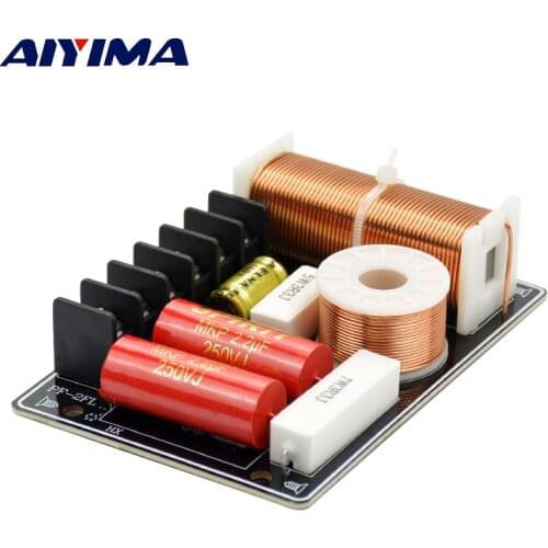AIYIMA Bass Treble Two Ways Crossover Audio Divider 200W Speakers Frequency Divider Filter For Amplifier Home Theater