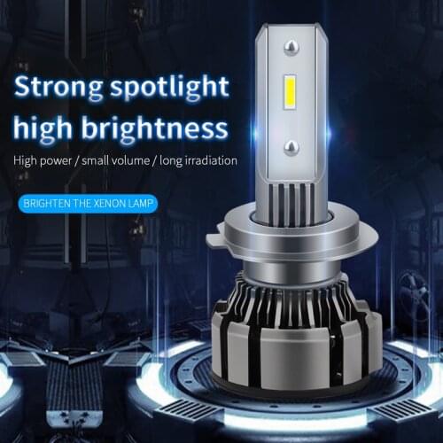 2x Car LED Headlights Canbus 9005 hb3 9006 hb4 h1 h3 H11 H8 h7 h4 light For ford focus 2 mk2 3 fiesta mondeo mk4 fusion ranger